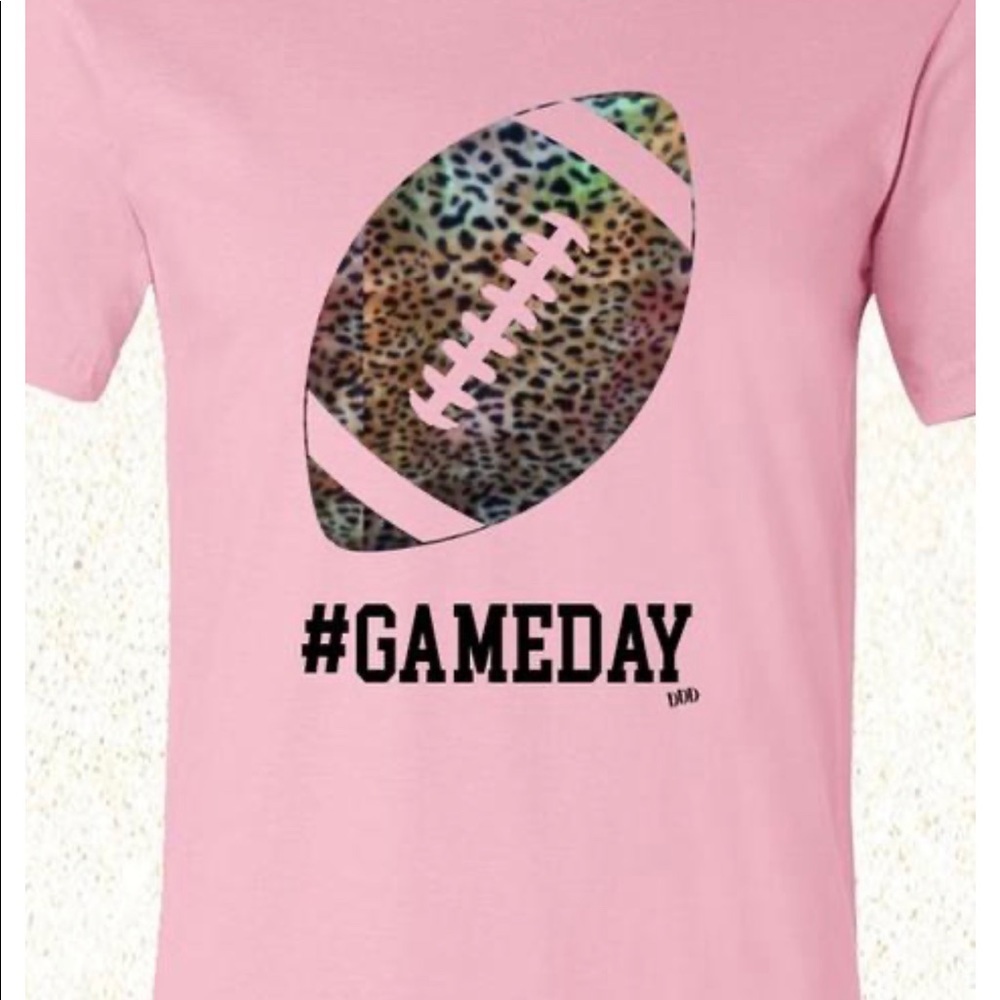 #GameDay Football Pink Tee